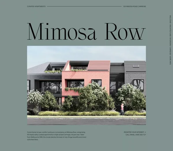 Mimosa Row | 40 Curated Apartments Carnegie, Melbourne. - Other design inspiration