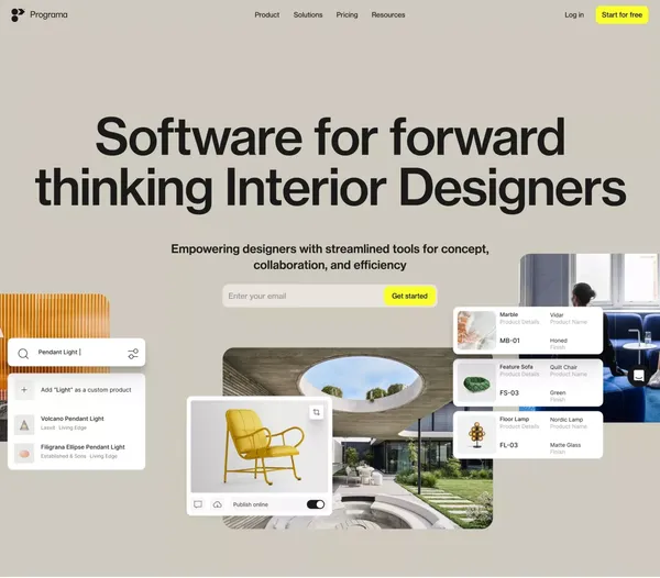 Programa - Software That Meets Even An Interior Designer’s Standards - Landing design inspiration