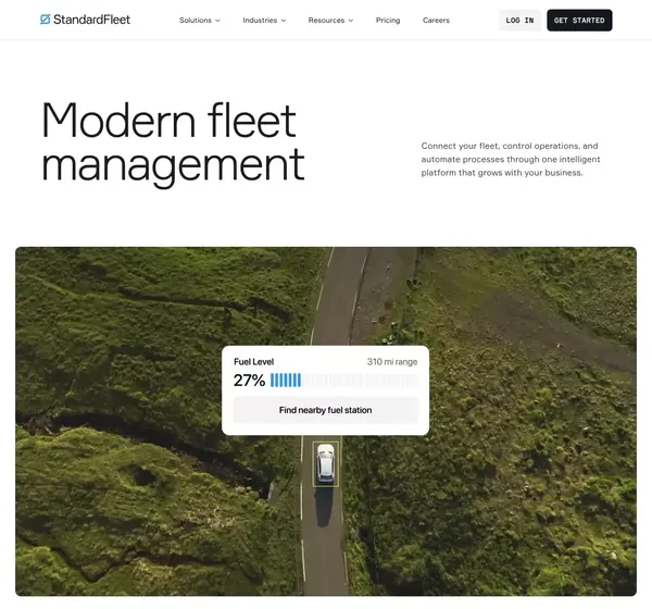 Standard Fleet | Standard Fleet - Landing design inspiration