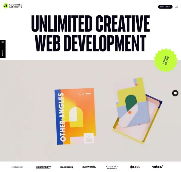 Acquired Aesthetic® – ACQ AEST™ | Impactful Web Experiences - Landing design inspiration