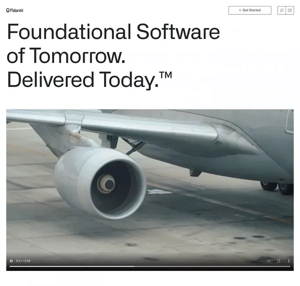 Home | Palantir - Landing design inspiration