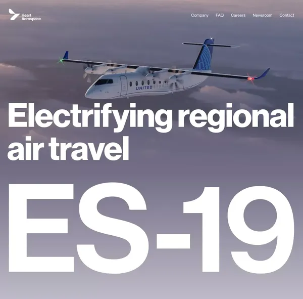 Heart Aerospace | Electrifying regional air travel - Landing design inspiration