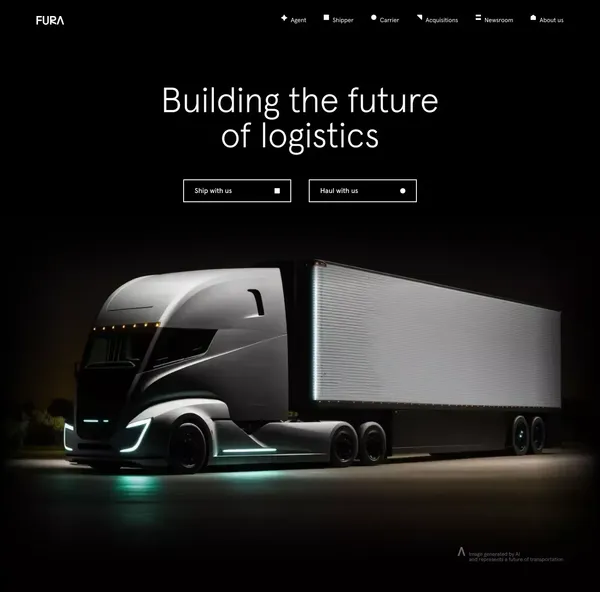 Fura - Landing design inspiration