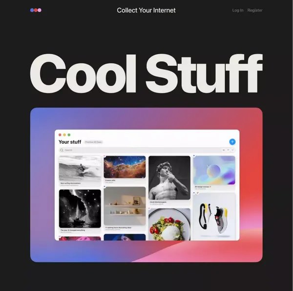 Cool Stuff - Landing design inspiration