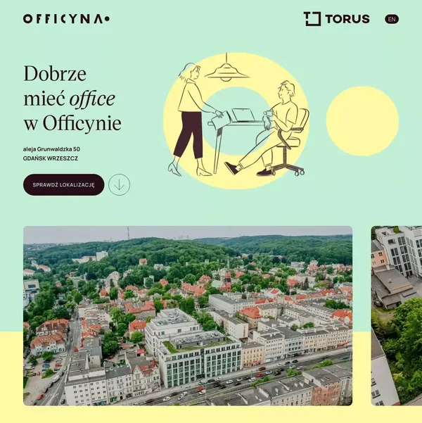 Officyna Gdańsk Wrzeszcz - Officyna - Landing design inspiration