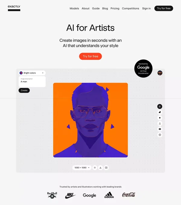Exactly.ai (powered by Durer.ai) - Landing design inspiration