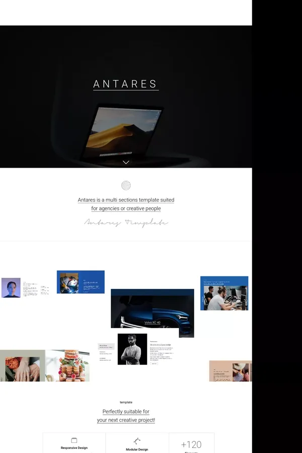 Antares - Webflow HTML website template - website design inspiration