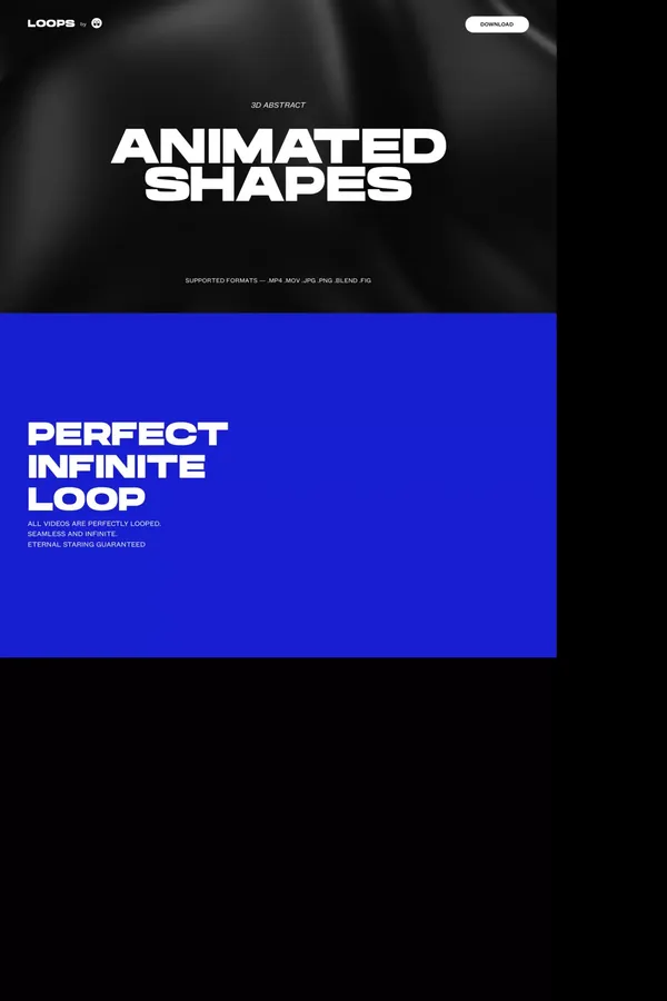 Loops - website design inspiration