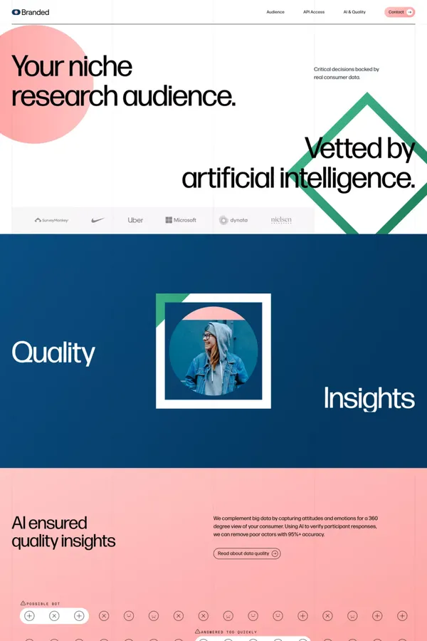 Branded | Welcome - Landing design inspiration