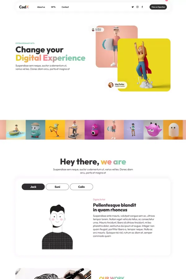 CodX - Webflow Website Template - Template design inspiration