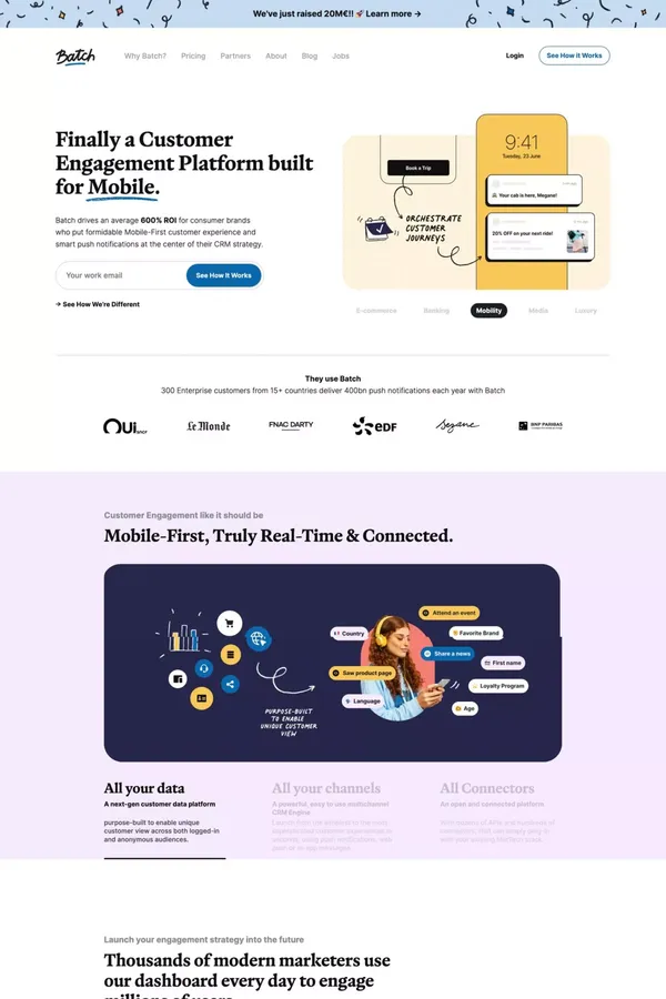 Batch - Landing design inspiration