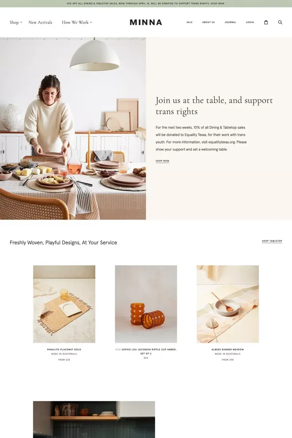 MINNA | MINNA 	 - Ecommerce design inspiration