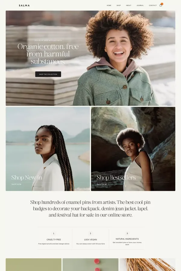 Salma – Webflow Website Template - Template design inspiration