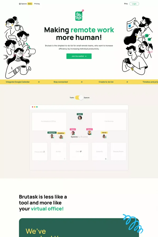 Simple To-Do | Virtual Office | No Micro-Management - Landing design inspiration