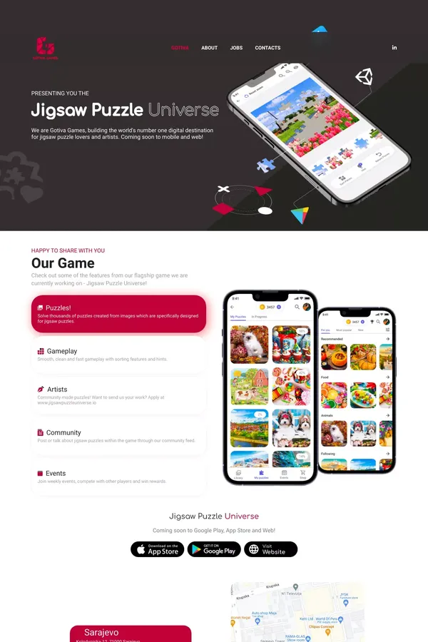Gotiva Games - website design inspiration