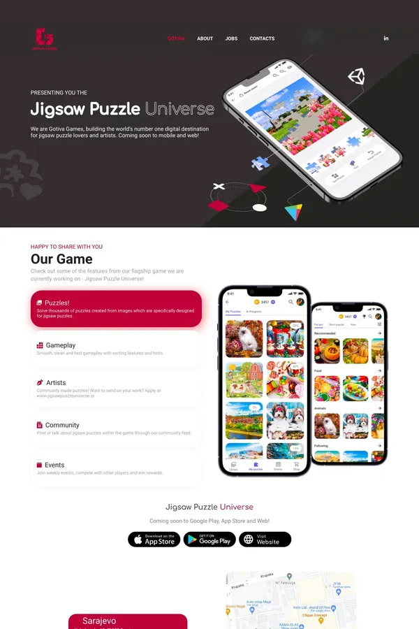 Gotiva Games - website design inspiration