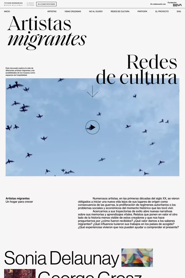 Artistas migrantes - Other design inspiration