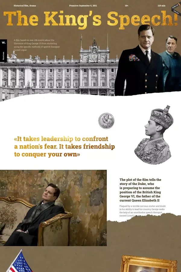 "The King Speech!" on english