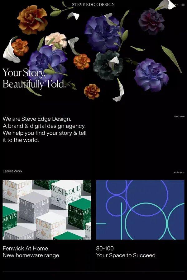 Steve Edge Design | Branding Agency | Your Story Beautifully Told - Portfolio design inspiration