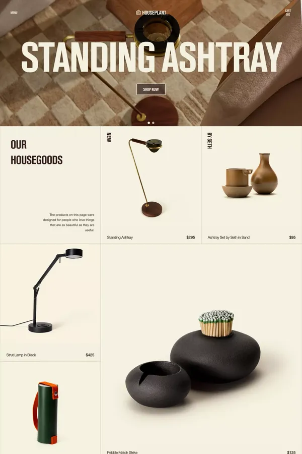Houseplant | Shop Houseplant Housegoods and Accessories - Ecommerce design inspiration