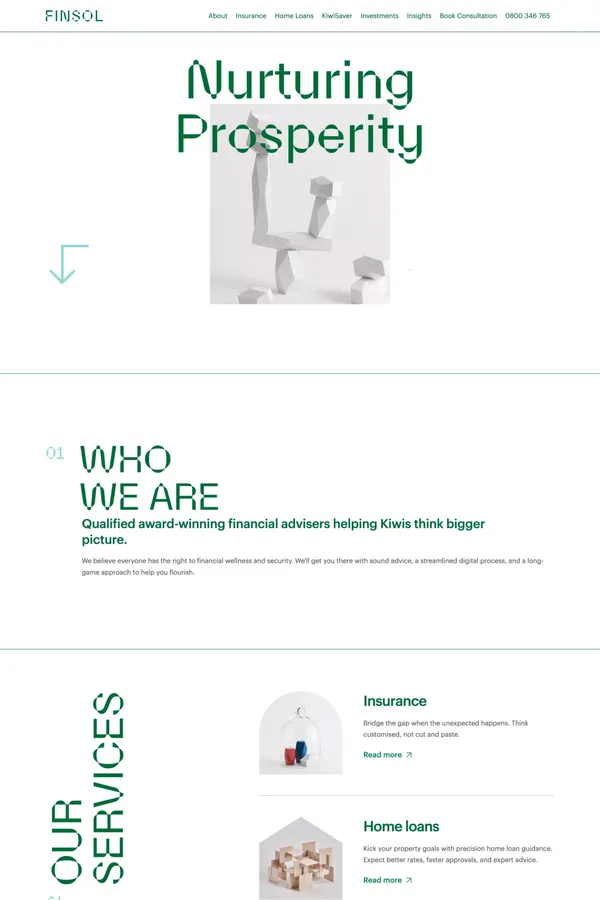 Finsol Financial Advisers - Delivering Smart Insurance, Home Loan, KiwiSaver Advice - Portfolio design inspiration