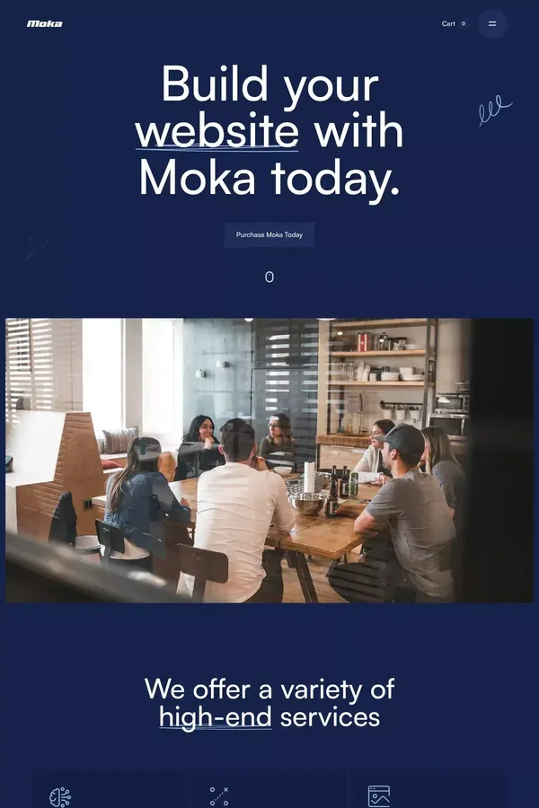 Moka - Webflow Ecommerce website template - Landing design inspiration