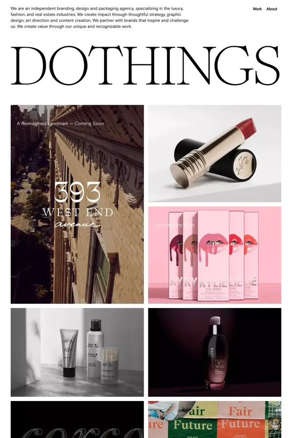 Dothings - Portfolio design inspiration