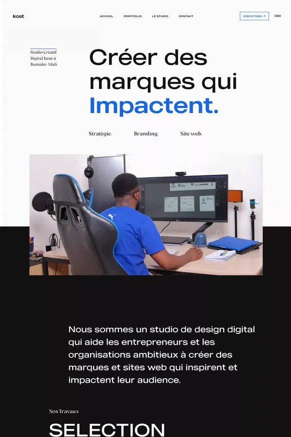 Kost Digital – Branding | Site web | Produits digitaux - Portfolio design inspiration