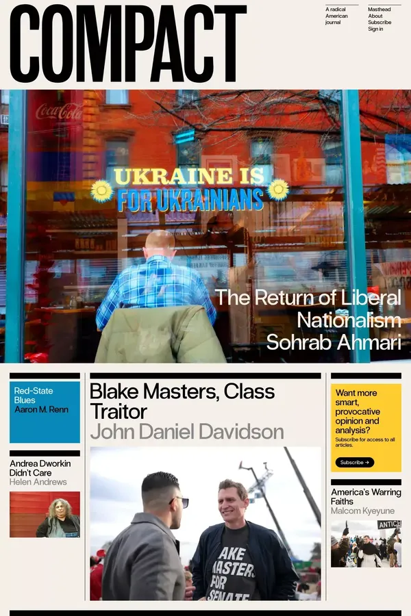 Compact Mag - Blog design inspiration