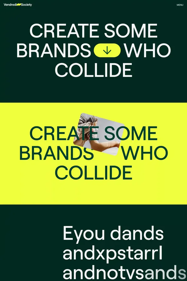 Vendredi Society - Product & Brand Strategist - Portfolio design inspiration