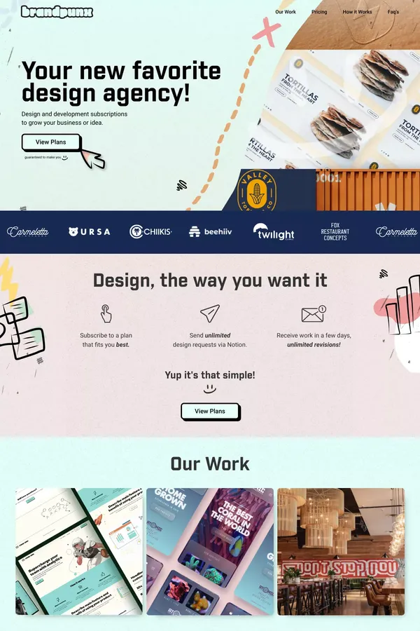 brandpunx - website design inspiration