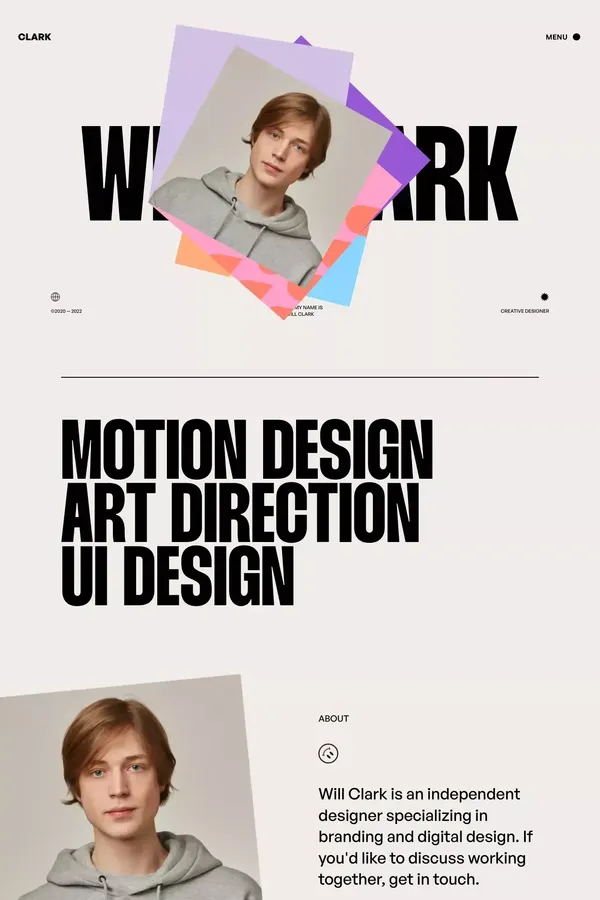 Clark - Webflow Ecommerce Website Template - Template design inspiration