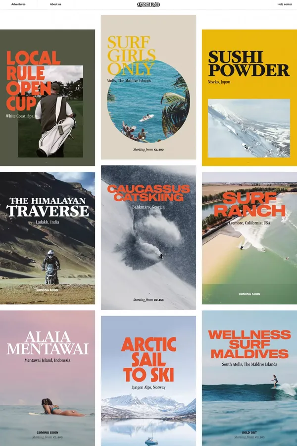 Land of Ride  | Land of Ride - Other design inspiration