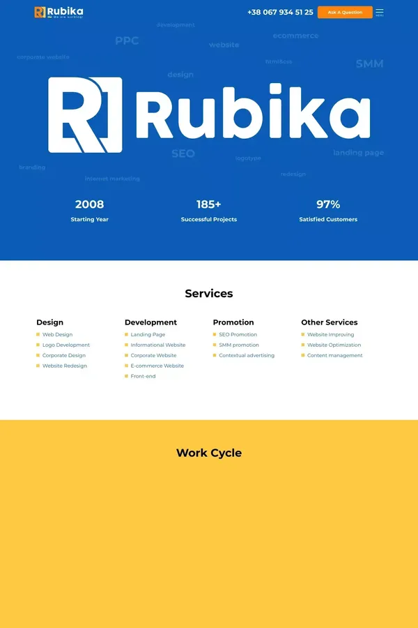 Web Design & Development – Rubika Digital Agency