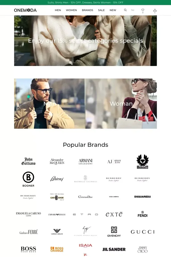 Luxury Brand Clothing, Shoes & Accessories | Onemoda.com