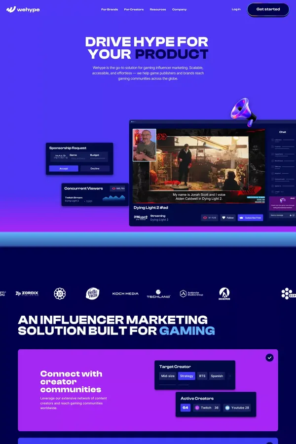 Wehype: The gaming influencer marketing platform