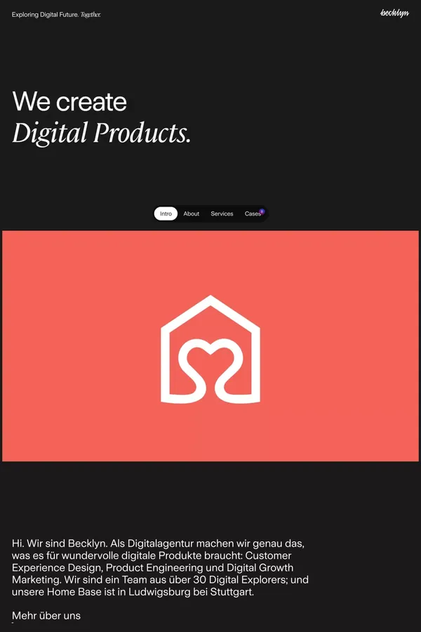 Becklyn - Portfolio design inspiration