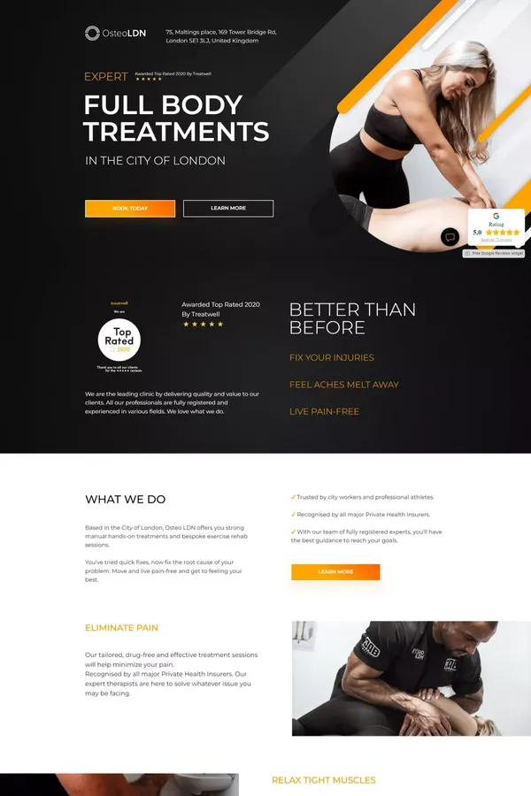 Osteo Physio Massage Clinic London | Professional Therapists in the City Of London - Other design inspiration
