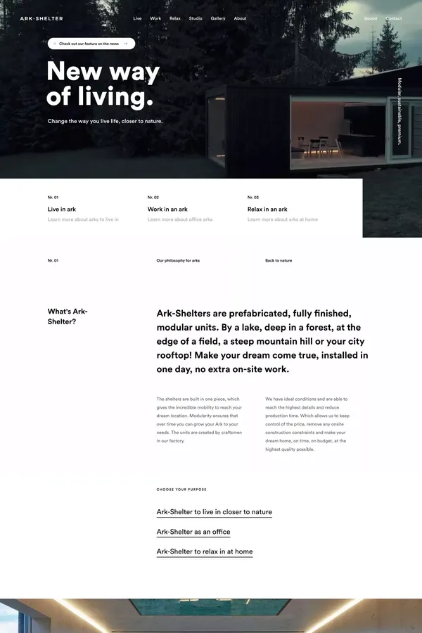 Ark Shelter | Home - Other design inspiration