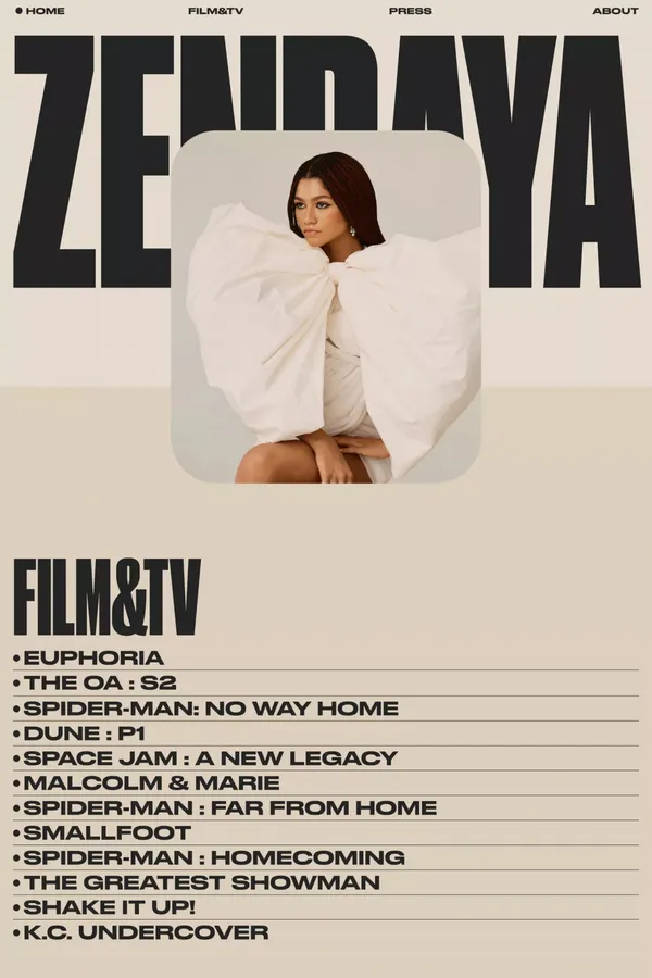 Zendaya - Other design inspiration