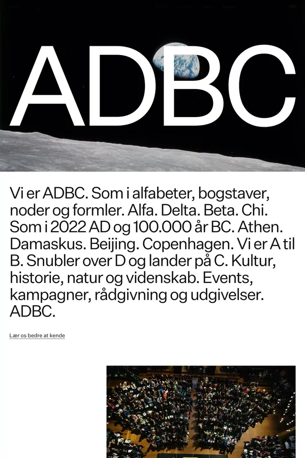 ADBC - Portfolio design inspiration