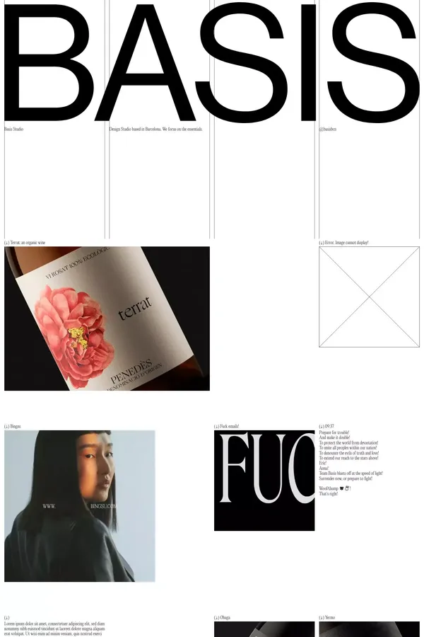 Basis Studio — Simplifying with a smart voice - Portfolio design inspiration