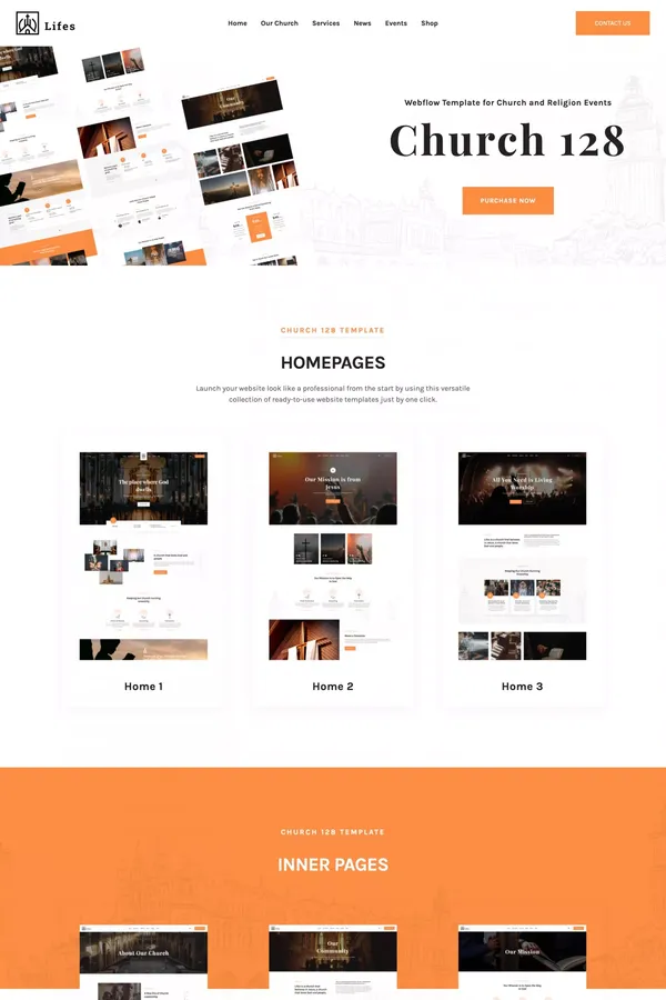Church 128 - Church HTML5 Responsive Website Template