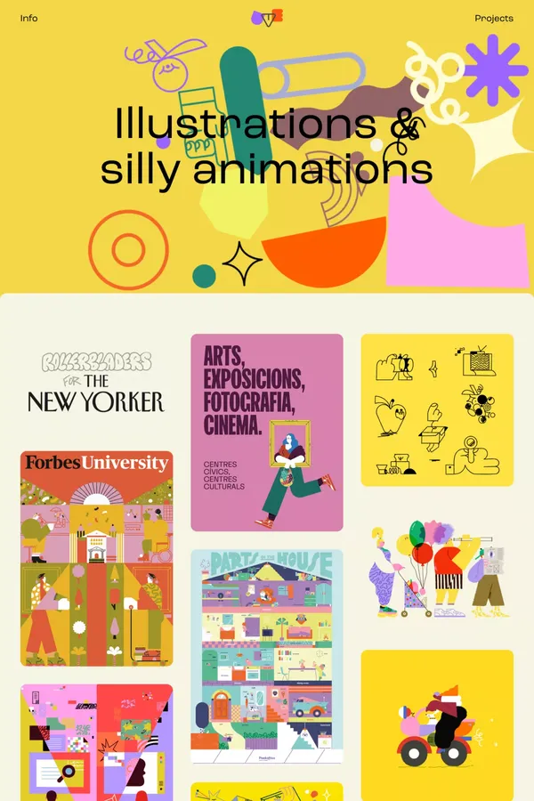 Uve - Portfolio design inspiration