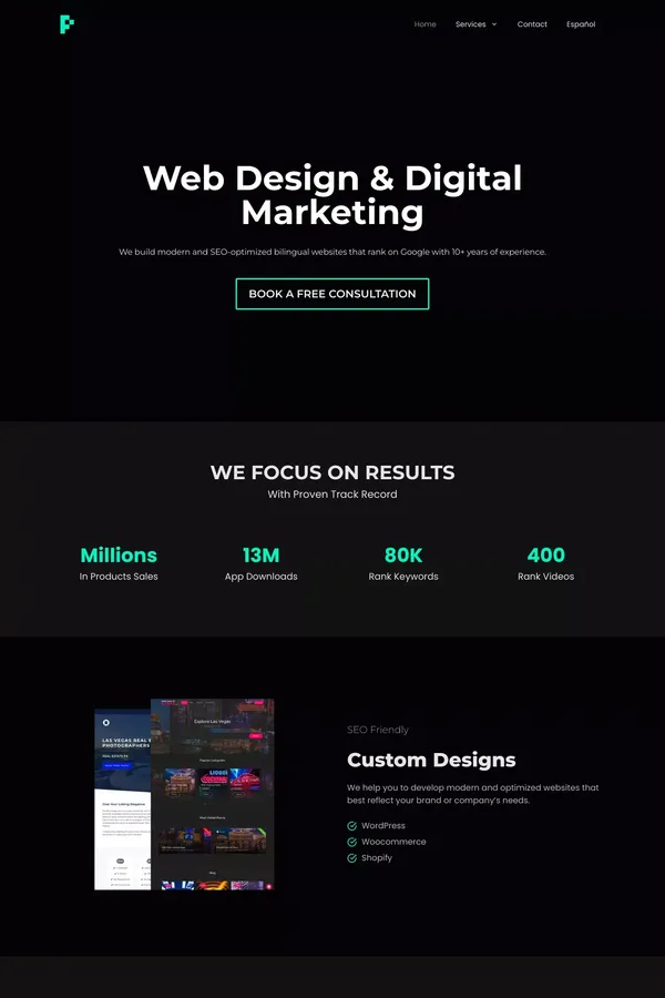 Web Design PX - Digital Marketing Agency