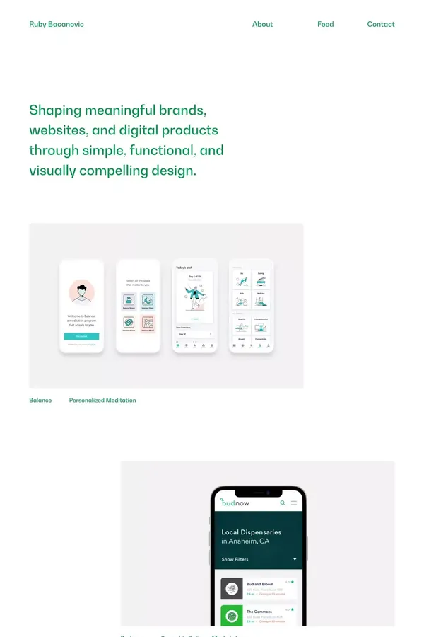 Ruby Bacanovic — ONNO - Portfolio design inspiration