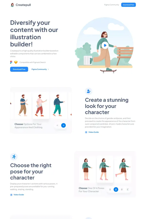 Createpull Illustration Builder - Other design inspiration