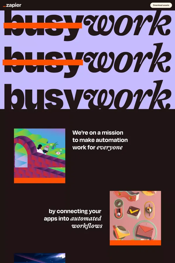 Zapier Brand - Other design inspiration
