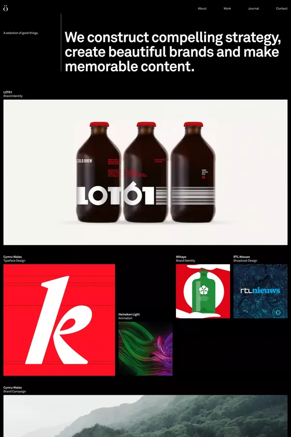 Smörgåsbord - Portfolio design inspiration