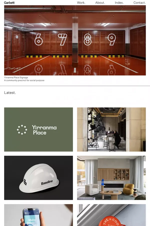 Garbett Design - Portfolio design inspiration
